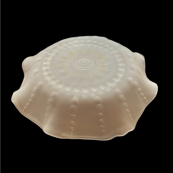 Federal Glass Columbian Frosted Shallow Bowl. Depression Glass - Picture 5 of 5